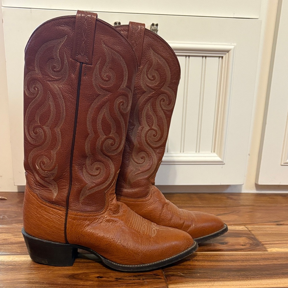 Tony Lama Two-Tone Western Boots